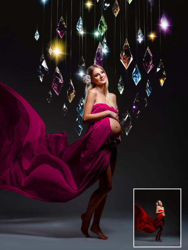 20 Colorful Сrystal Rainfall Digital Backdrops Maternity Overlays Maternity Studio Digital Backgrounds Fine Art Textures Overlays Photoshop
