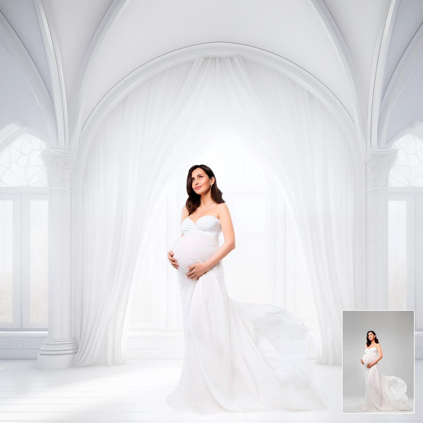 12 White Room Digital Backdrops Curtains Digital Background Studio Portrait photo texture Wedding Digital Backdrops White Curtain Maternity
