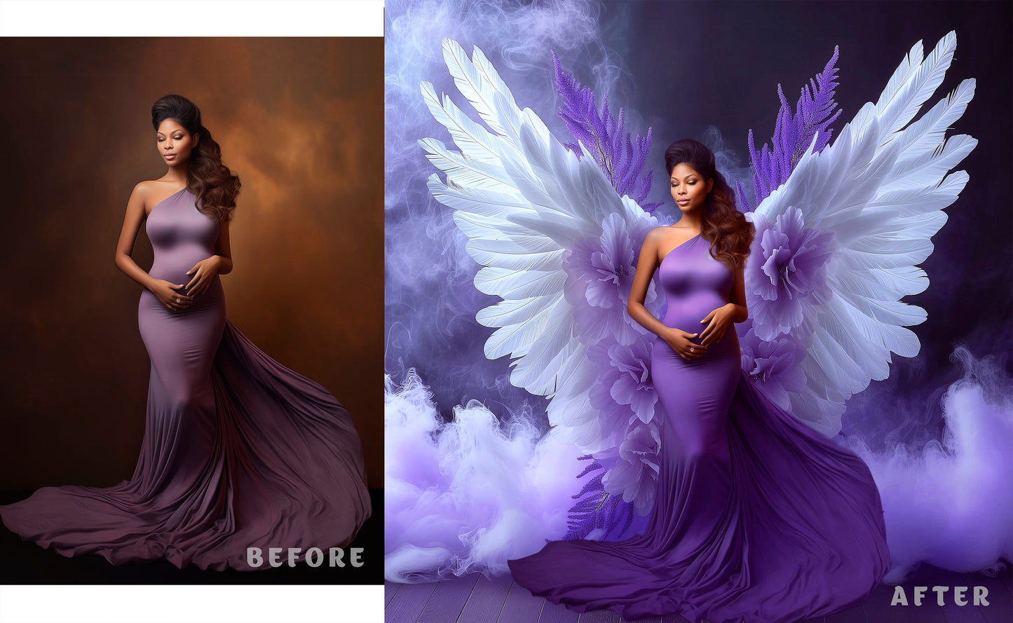 17 Floral Wings Backdrops Fine Art Floral Digital Backdrops Maternity Backdrop Overlays Wings Digital Background Photoshop Angel Wings