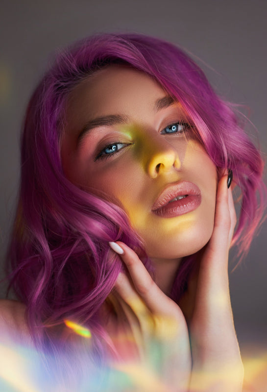 Prism Light Overlays – Dreamy Rainbow Light Effects for Photoshop & Canva