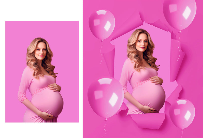 Gender Reveal Backdrop Ripped Paper Digital Backdrop Maternity Overlay Newborn Backdrop Studio Background Photoshop Torn Paper Overlay Png