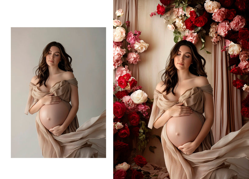 Floral Digital Backdrop Overlay Digital Floral Overlays Maternity Backdrop Maternity Studio Backdrop For Photoshop Digital Background