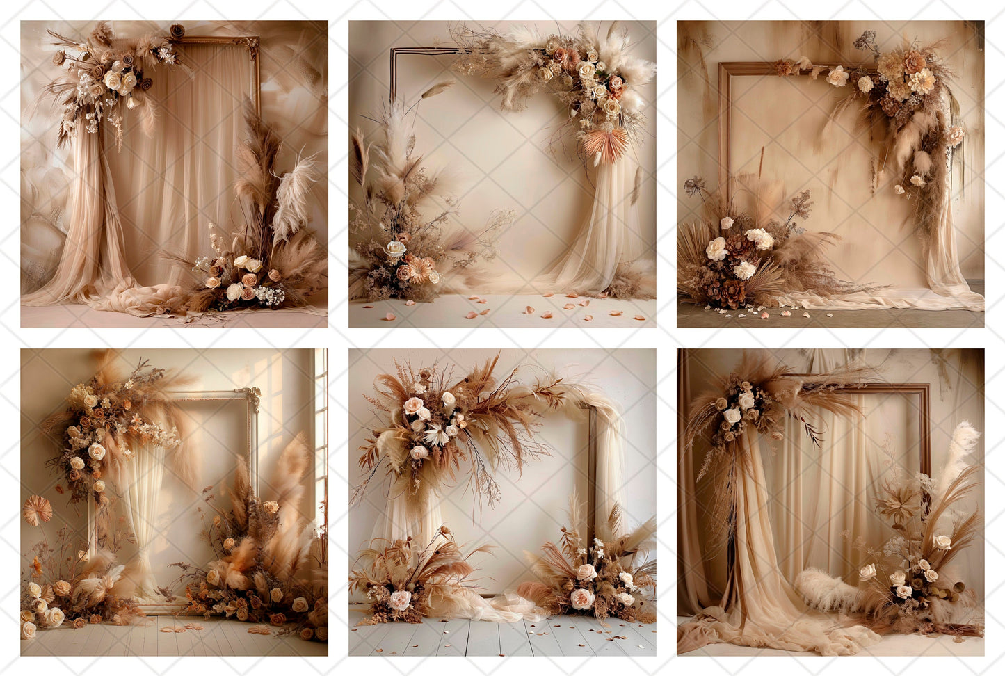 Beige Boho Maternity Digital Backdrops for Photoshop Light Maternity Portrait Backgrounds Boho Backdrops Studio Fine Art Testures Overlays