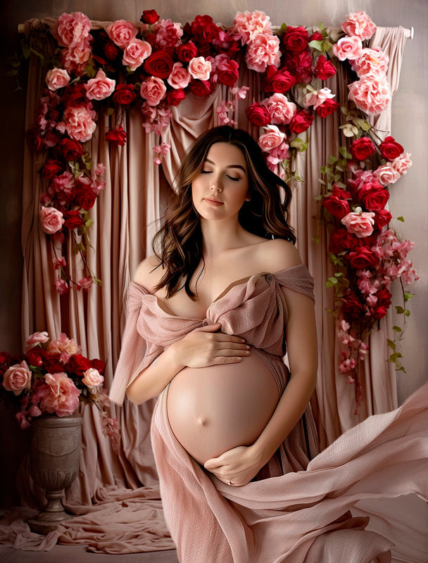 Floral Digital Backdrop Overlay Digital Floral Overlays Maternity Backdrop Maternity Studio Backdrop For Photoshop Digital Background