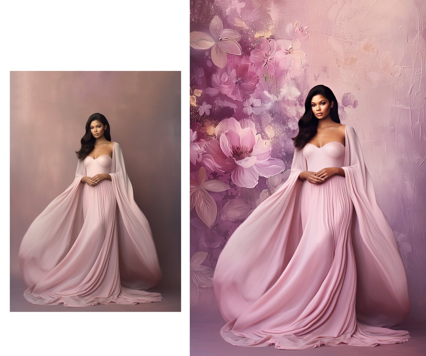 24 Pink Floral Digital Backdrops Maternity Overlays Maternity Digital Background Fine Art Textures Photoshop Overlays Flowers Backdrops