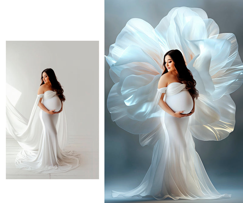 Floral Digital Backdrops Photoshop