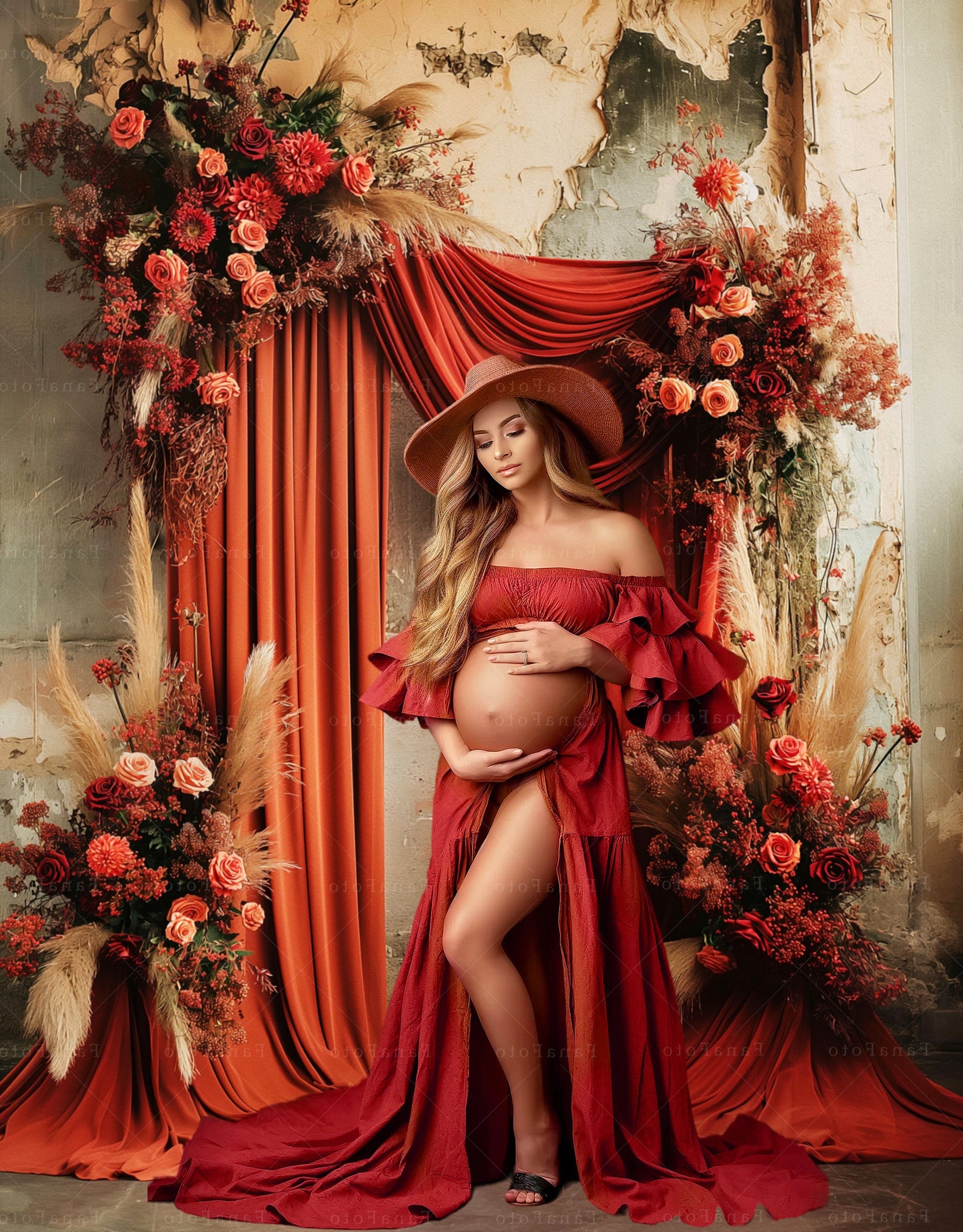 11 Rustic Boho Floral Backgrounds Digital Backdrop Overlay Maternity Backdrop Digital Floral Overlays Newborn Studio Backdrop for Photoshop