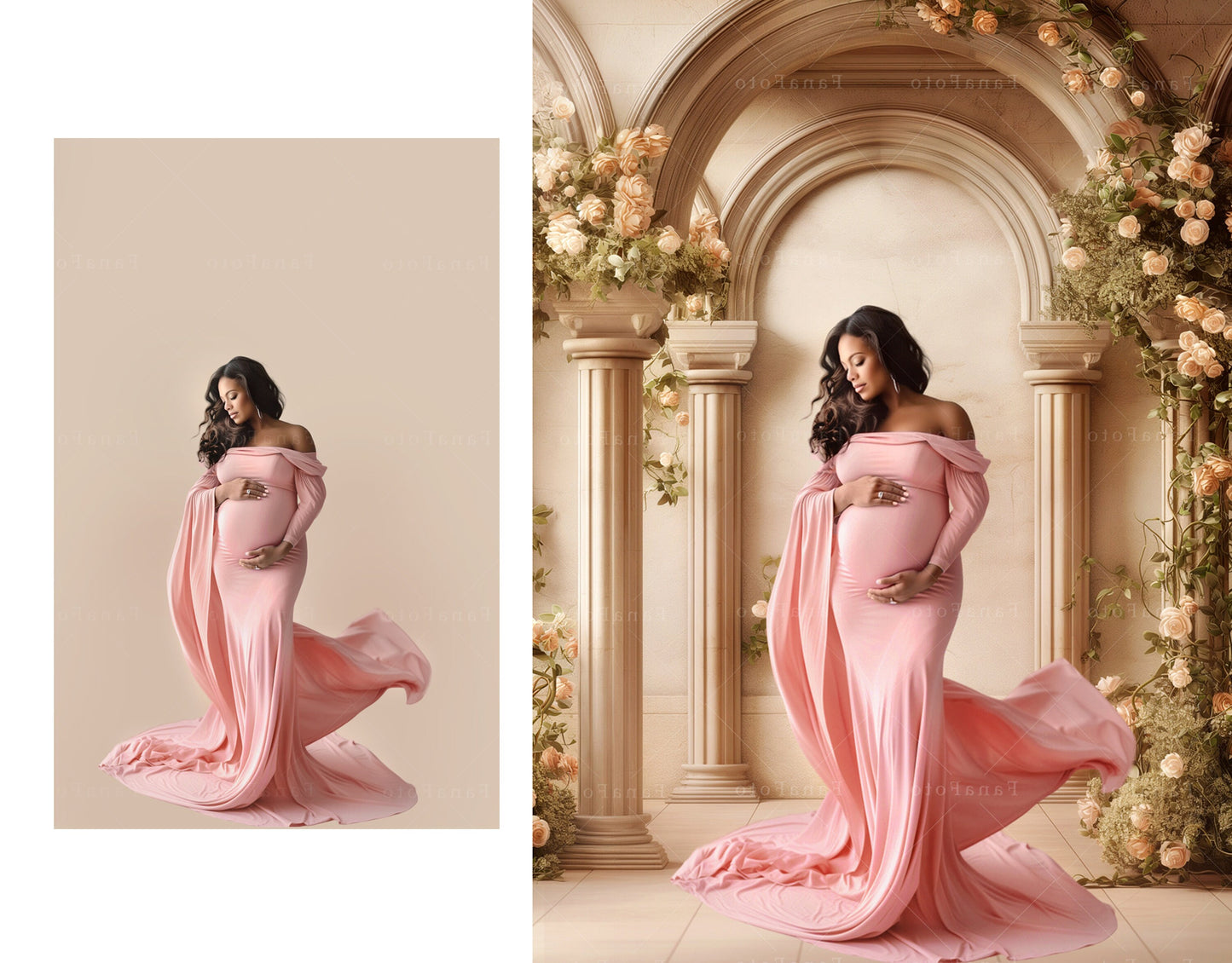 18 Floral Arch Backdrops Digital Backdrop Overlay Maternity Backdrop Digital Floral Overlays Newborn Studio Backdrop for Photoshop Overlays