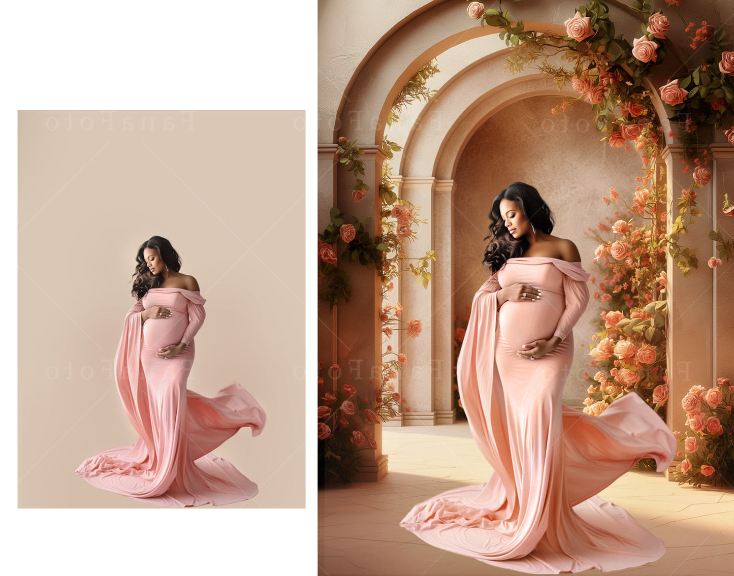 20 FLORAL ARCH Backdrops Digital Backdrop Overlay Maternity Backdrop Digital Floral Overlays Newborn Studio Backdrop for Photoshop Overlays