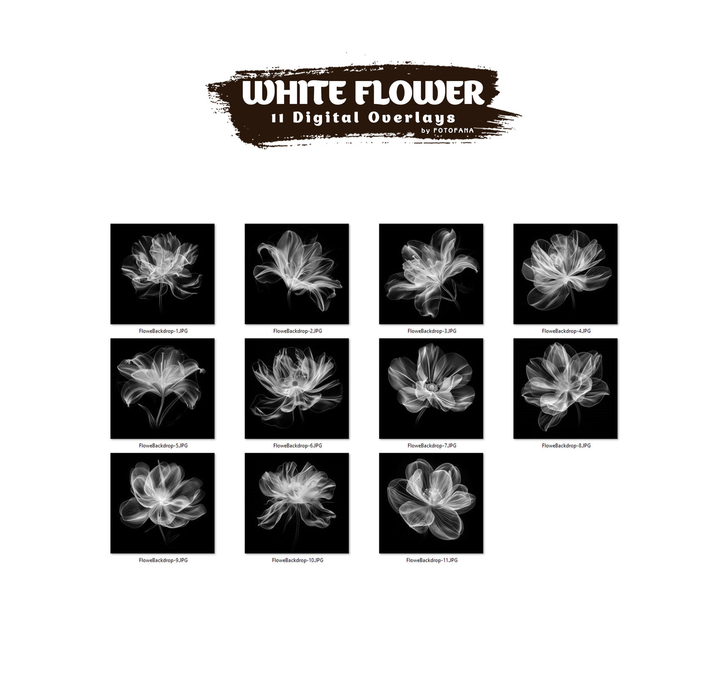 FLORAL OVERLAYS Digital Backdrops Maternity Digital Backgrounds Floral Overlays Fine Art Studio Backdrop Photoshop Overlay Texture Photoshop