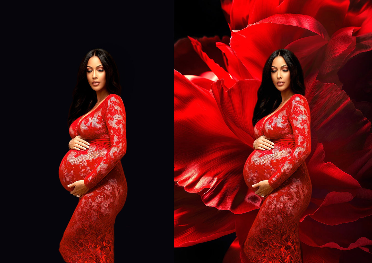 12 RED ROSE Digital Backdrops Overlay Maternity Digital Background Flower Fabric dress Texture Overlays Fine Art Studio Valentine Backdrop