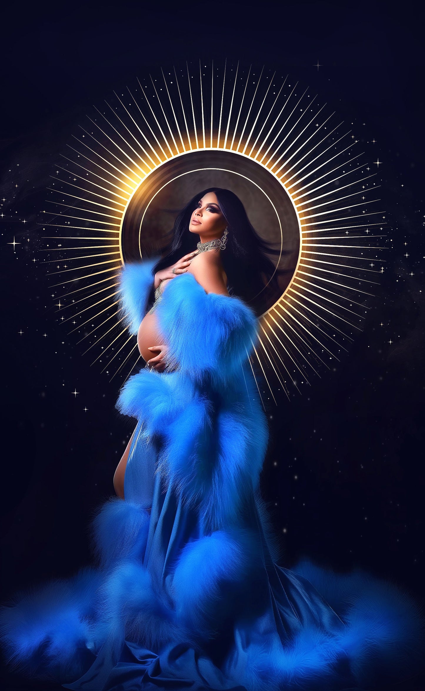 70 CELESTIAL RING Overlays Gold light Modern ring Overlays Maternity overlays Circle Maternity Bokeh overlay Ring Shine effects Photoshop