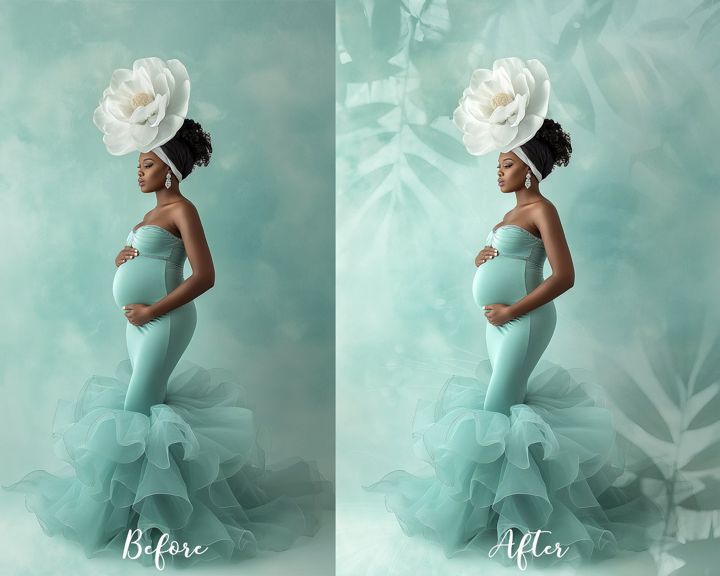 30 PALM LEAVES TEXTURES Fine Art Overlays Photoshop Textures Floral Maternity Backdrops Tropical Textures Floral Texture Overlays Maternity