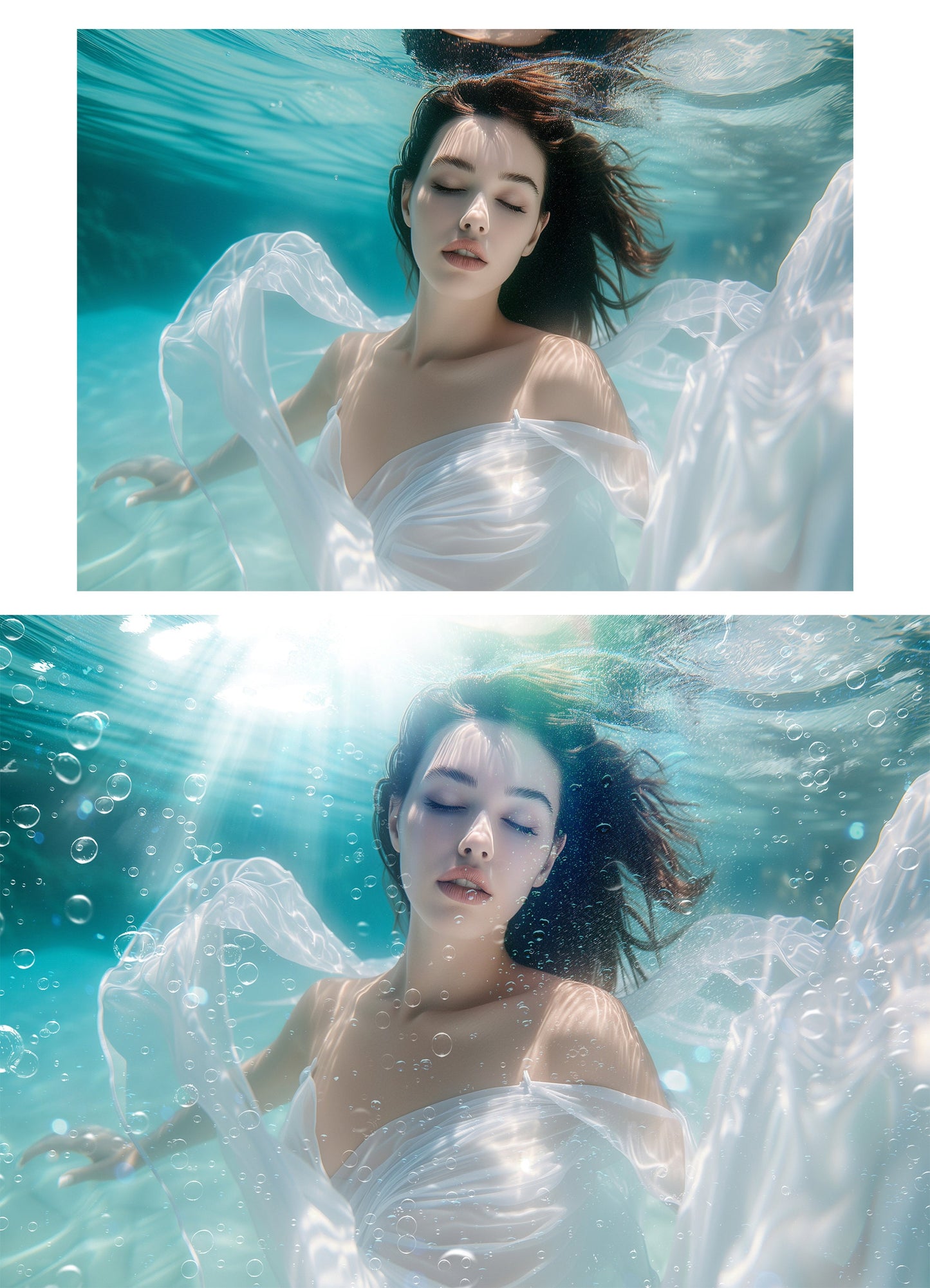 UNDERWATER EFFECT Photo Overlays Blue Water Overlays Ocean Depth Effect Sea Texture Kids Digital Backdrops Marine Photo Edit Aquatic Fantasy