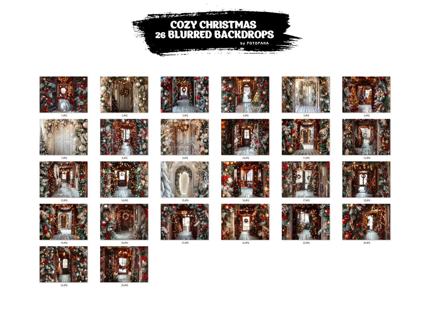 26 Christmas Digital Backdrops Maternity Backdrop Overlays Studio Backdrop Overlays Christmas Backgrounds Cozy Christmas Blurred Backdrops
