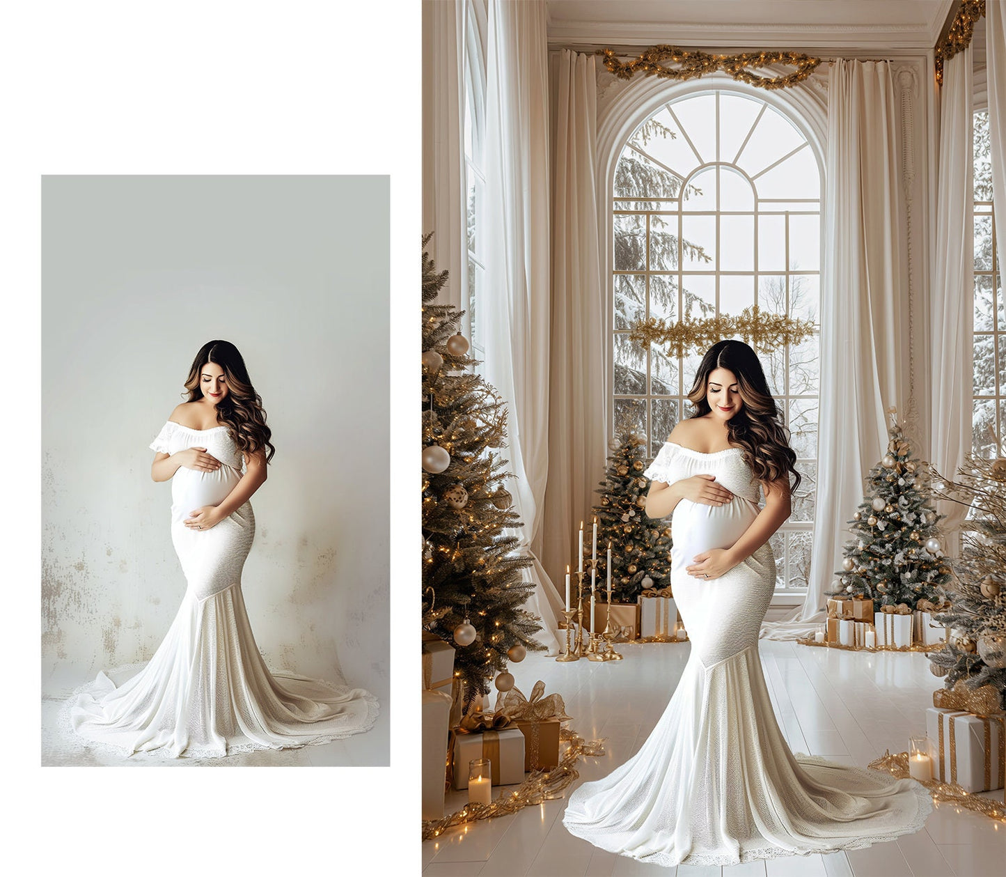 White Christmas Digital Backdrops Maternity Backdrop Overlays Studio Backdrop Christmas Backgrounds Cozy Christmas Backdrops Textures Art