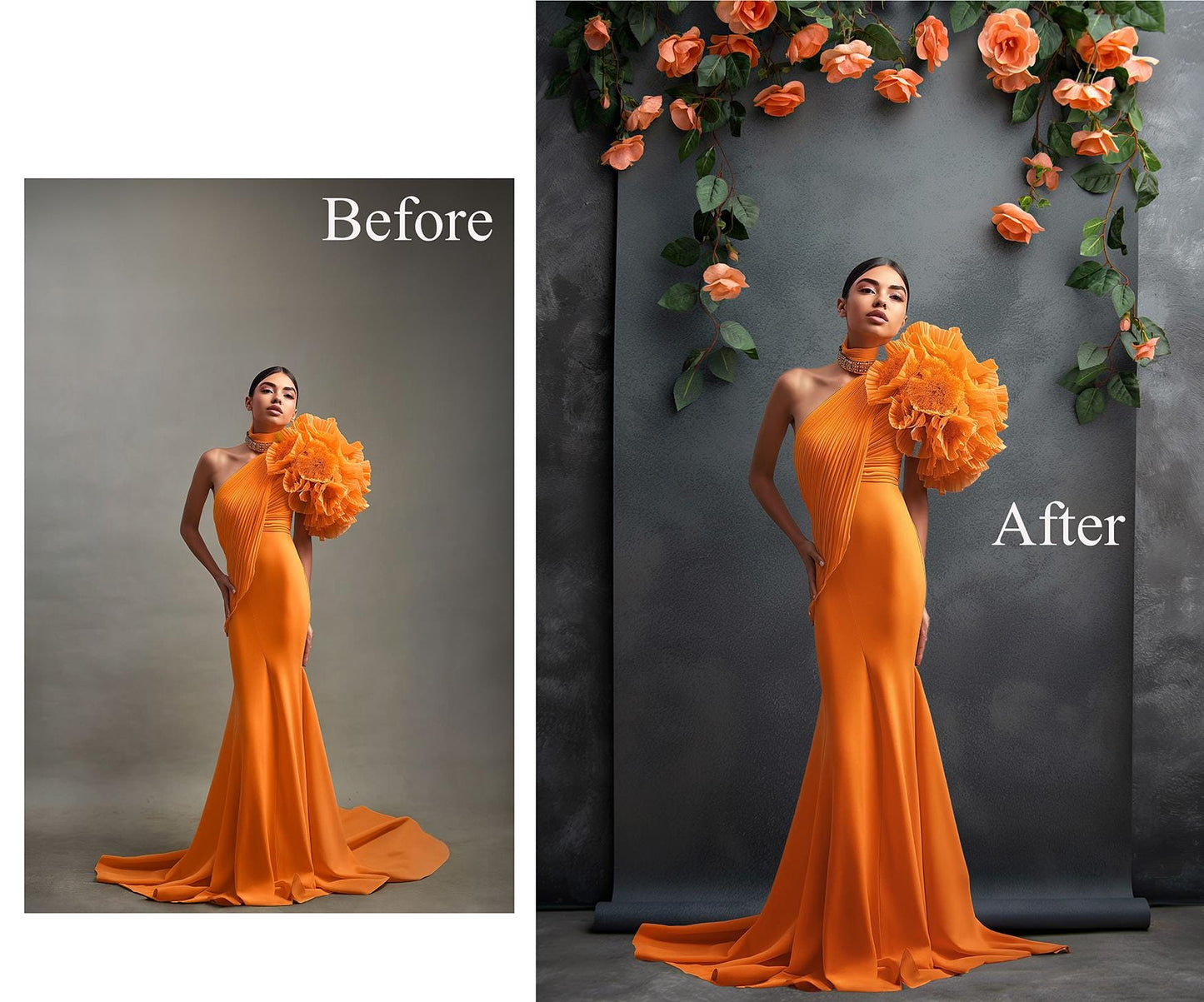 20 FLORAL BACKDROPS Canvas Digital Backdrop Overlay Maternity Backdrop Floral Overlays Art Newborn Studio Backdrop for Photoshop Overlays