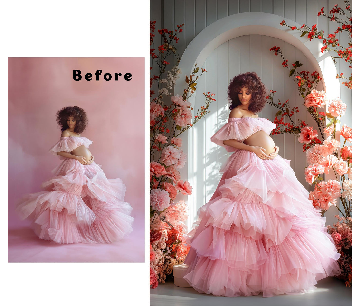 20 FLORAL BACKDROPS PODIUM Digital Backdrop Overlay Maternity Backdrop Floral Overlays Art Newborn Studio Backdrop for Photoshop Overlays