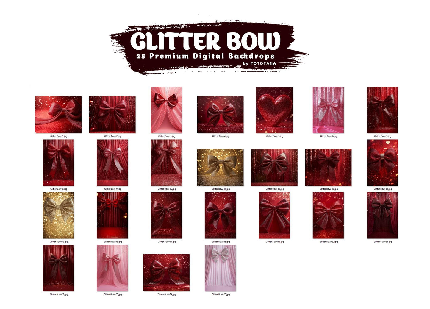 Sparkly Bows Digital Backdrops Maternity Backdrops Christmas Ribbon Digital Backgrounds Big Bow Studio Backgrounds Wedding Ribbon Backdrops