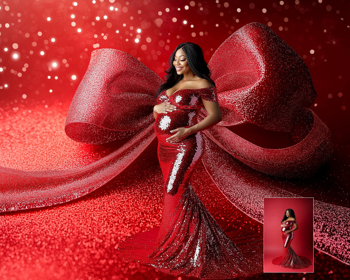 Sparkly Bows Digital Backdrops Maternity Backdrops Christmas Ribbon Digital Backgrounds Big Bow Studio Backgrounds Wedding Ribbon Backdrops