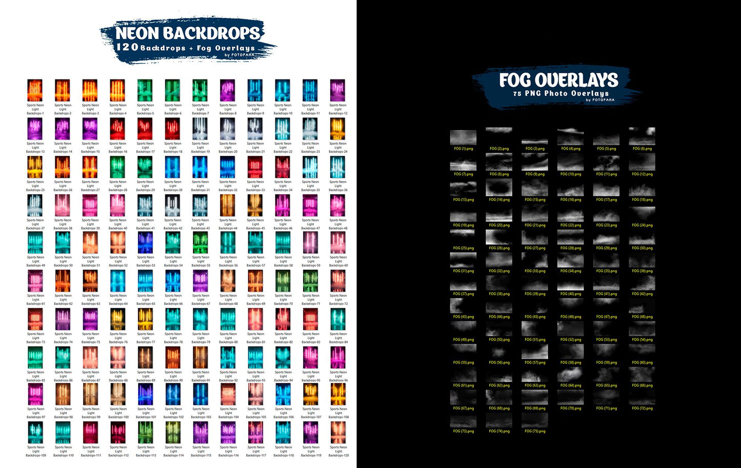120 Sports Neon Light Backdrops, Field Light Effects for Softball, Stadium Neon Backdrop, Baseball, Sport Fog Overlays Football and Hockey