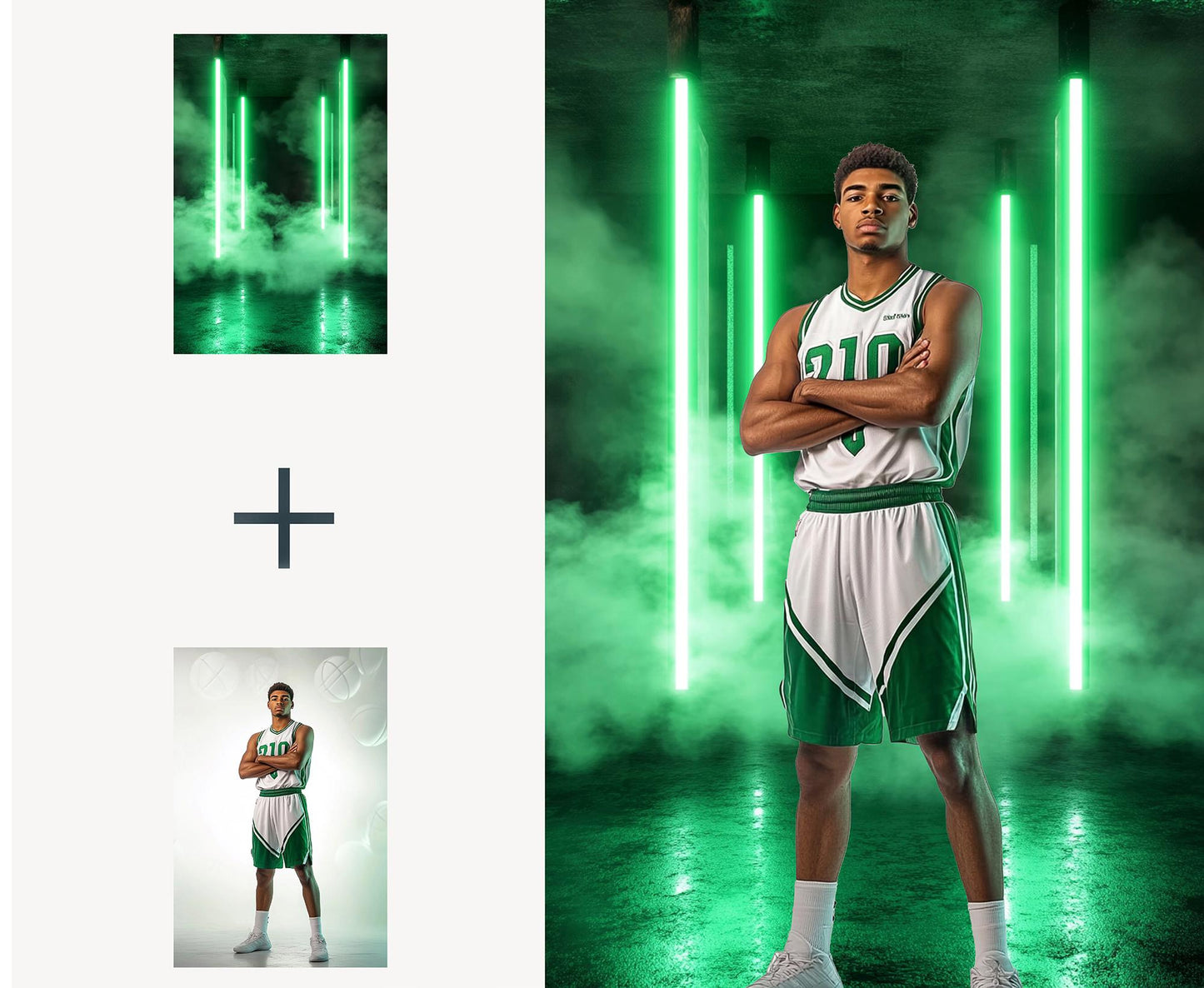 120 Sports Neon Light Backdrops, Field Light Effects for Softball, Stadium Neon Backdrop, Baseball, Sport Fog Overlays Football and Hockey