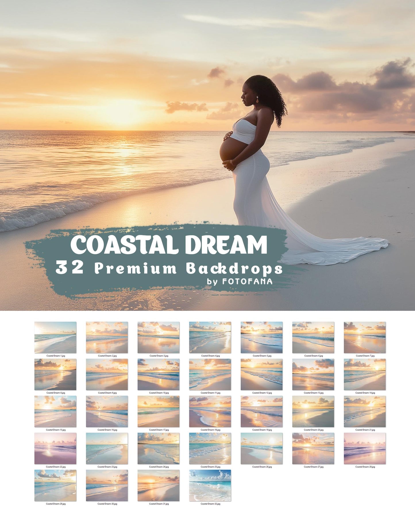 32 Beach Digital Backgrounds Maternity Photoshop Summer Backdrops Sky Sunset Backgrounds Clouds Romantic Backdrops Summer Backdrop Portrait