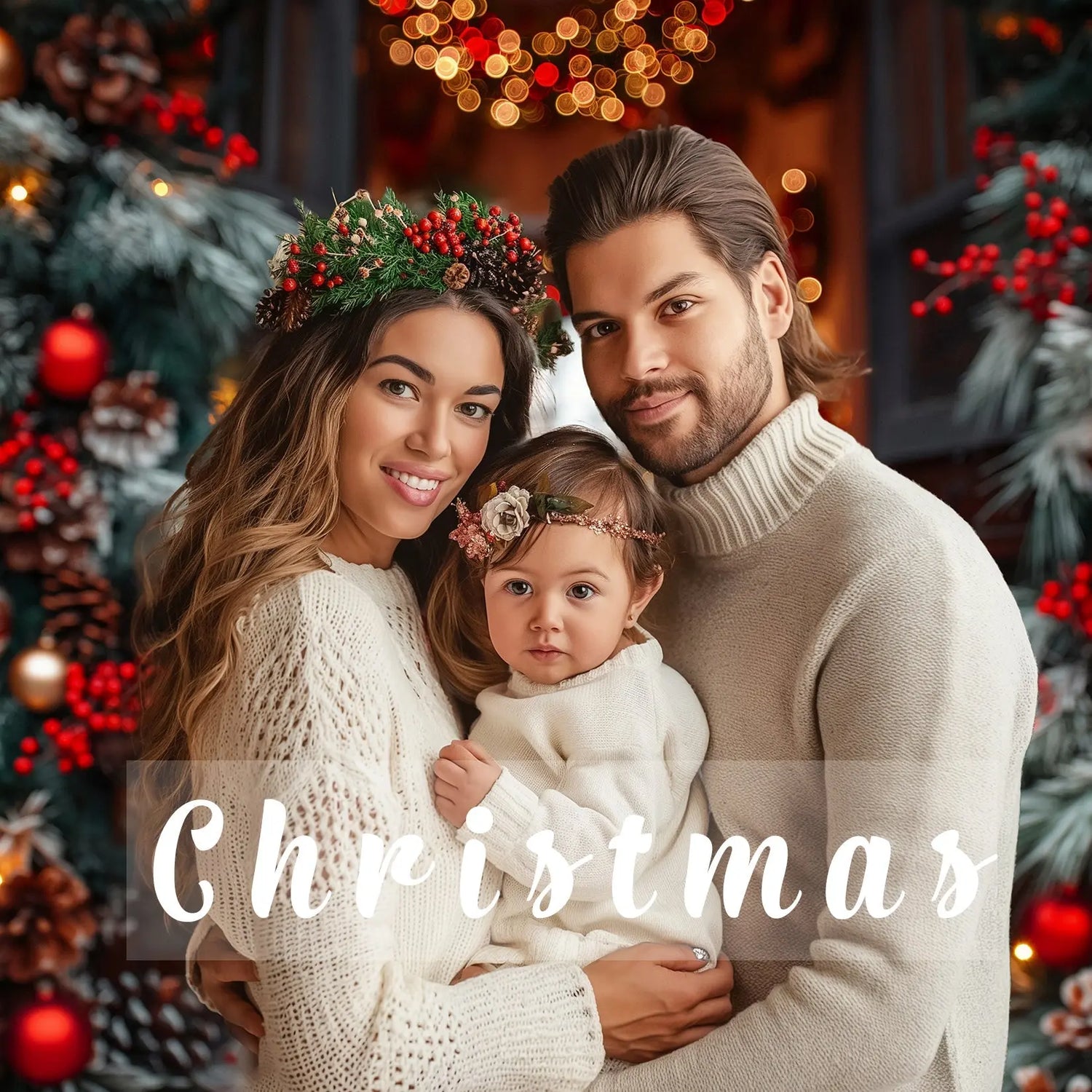 Cover image for Christmas digital backdrops collection – holiday-themed photography backgrounds for festive photos