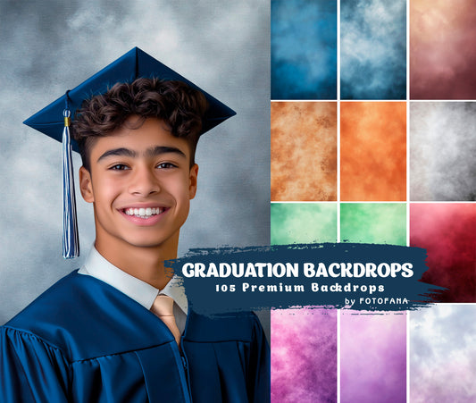 105 GRADUATION BACKDROPS Professionally Crafted School Portraits Grunge Abstract Old Master Digital Backdrop Senior Backdrops School Grad