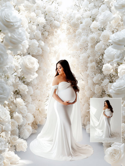 40 Backlit Bloom Wall FLORAL BACKDROPS Digital Backdrop Overlay Maternity Backdrop Digital Floral Overlays Art Photo Studio Backdrop for Photoshop Overlays