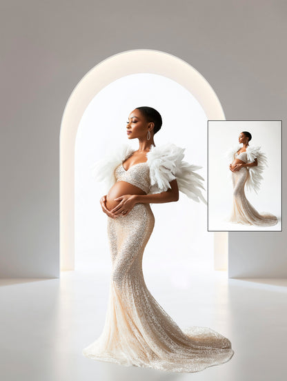 28 Backlight Arches Digital Backdrops Maternity White Backdrop Minimal Studio Backdrops Boho Overlays Textures Photoshop Overlays Maternity