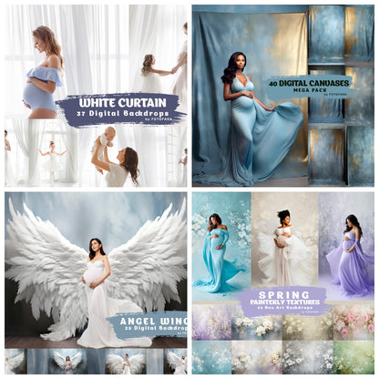 Digital backdrop from professional editing collection