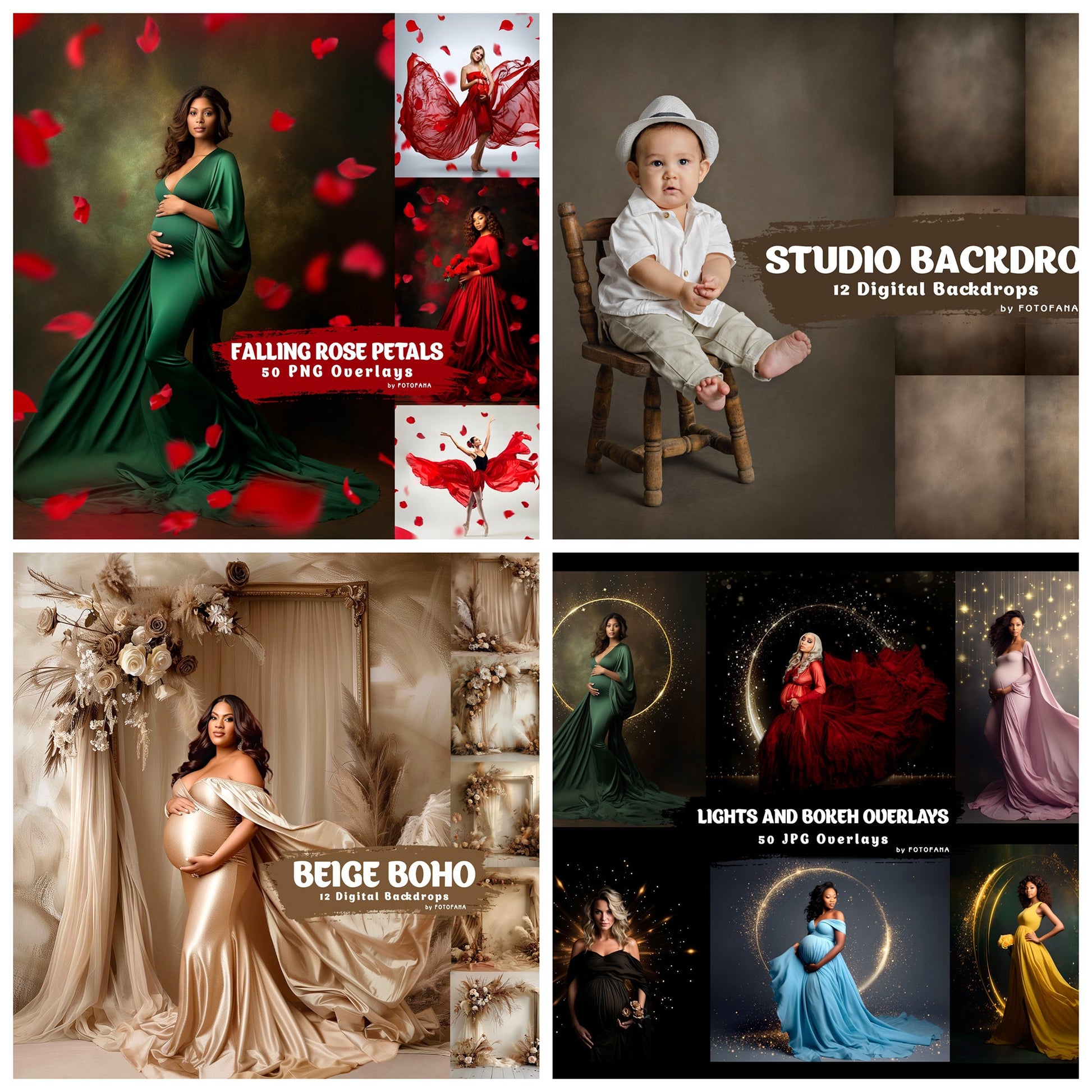 Artistic photo editing tools for maternity sessions