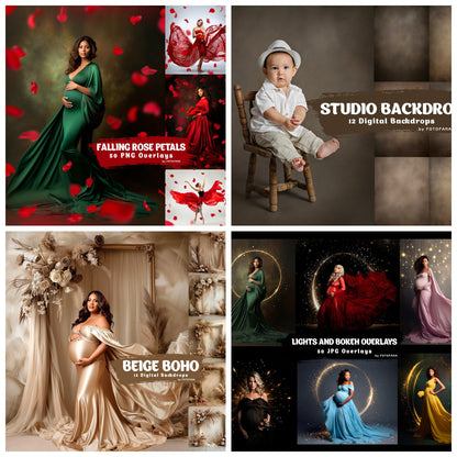 Artistic photo editing tools for maternity sessions