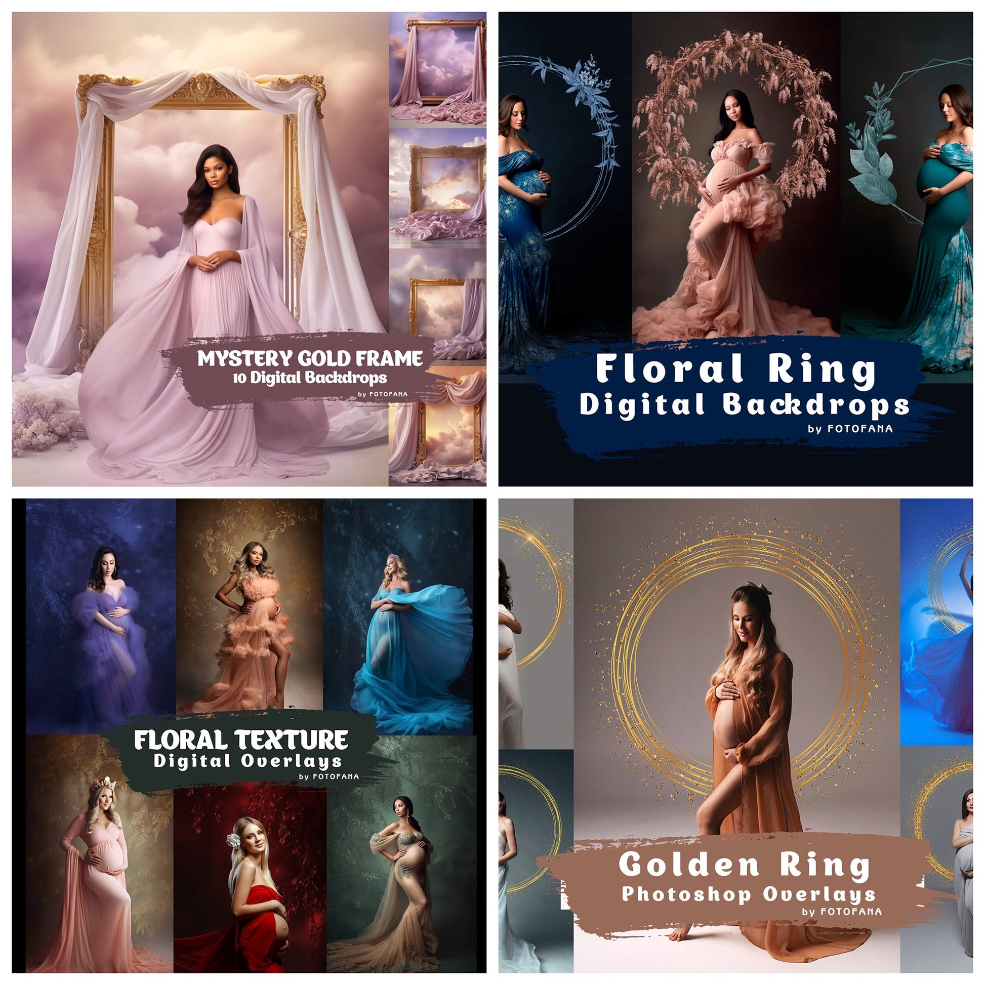 Complete overlay bundle for portrait photographers