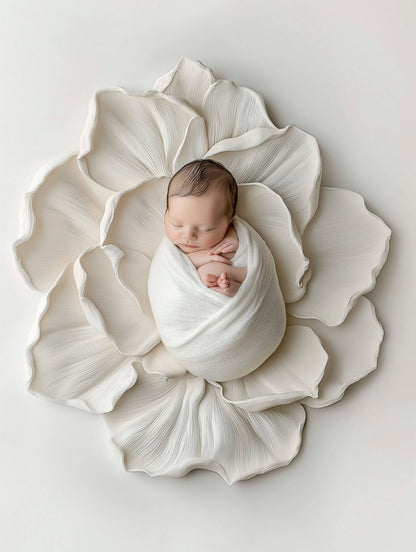 Newborn Digital Backgrounds Large Flower