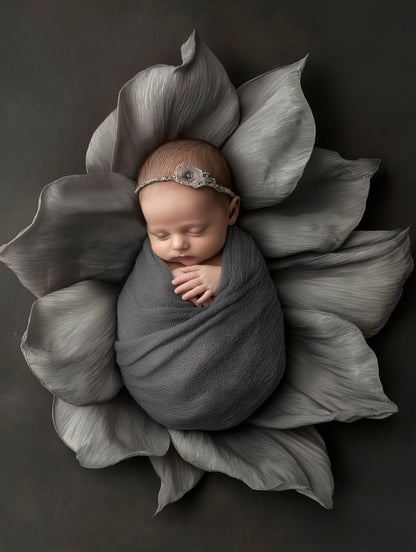 Newborn Digital Backgrounds Large Flower