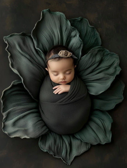Newborn Digital Backgrounds Large Flower