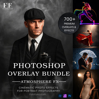 700+ Premium Photoshop Overlays and Cinematic Photo Effects for Portrait Photography and Photo Editing