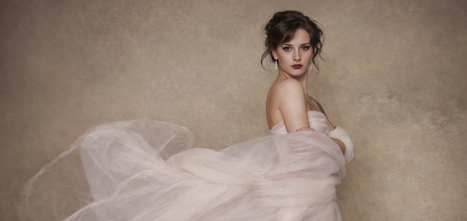 Digital photo backgrounds and Photoshop overlays for portrait editing 