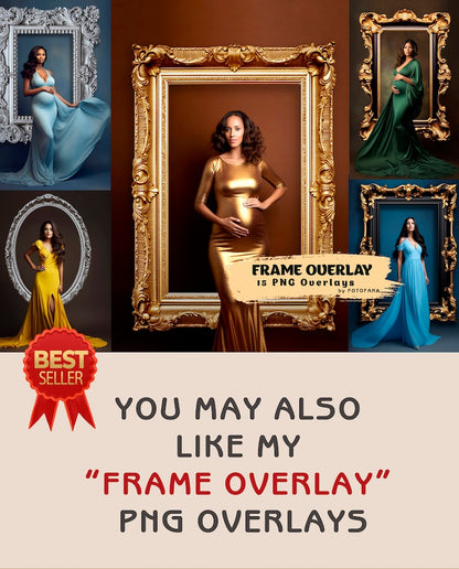 Golden Maternity Rings Overlays Circle Halo Maternity Light Ring Frame Circles Shine Ring Light Maternity Digital Backdrop Texture Jpg