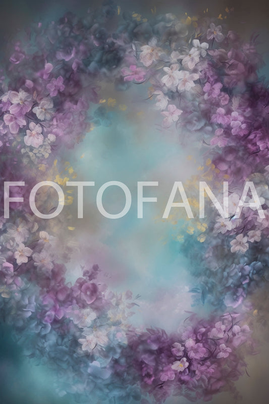 Sweet Lilac Floral Fine Art Digital Backdrops Maternity Backdrop Overlays Photography Digital Background Overlays Photoshop Textures