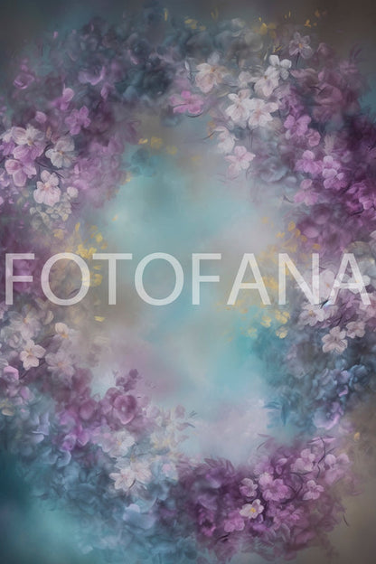 Sweet Lilac Floral Fine Art Digital Backdrops Maternity Backdrop Overlays Photography Digital Background Overlays Photoshop Textures