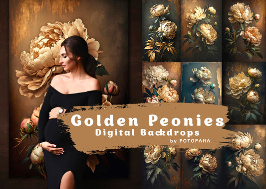 Golden peonies Floral Fine Art Textures, Flower Background, Photoshop Overlays, Photo Texture, Photo Overlay, Maternity Backdrops, Digital