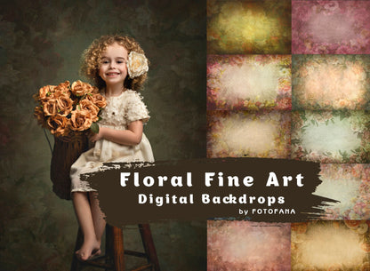 10 Floral Fine Art Portrait Texture Photography Digital Overlays Photoshop Overlays Editing Textures Overlays Maternity Overlay