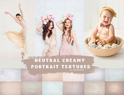 12 Neutral Creamy Portrait Texture, Photography Digital Background Overlays, Photoshop Overlays editing, Textures overlays, Photo Overlay