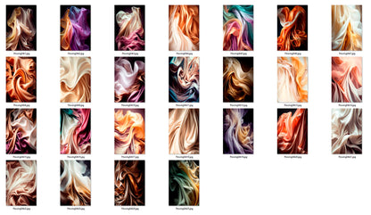 Flowing Silk Digital Backdrop Overlays Mother's Day Digital Backdrops Photoshop Maternity Digital Backdrop Overlays Silk Fabric Backdrops