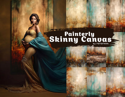 Skinny Canvas Maternity Digital Background