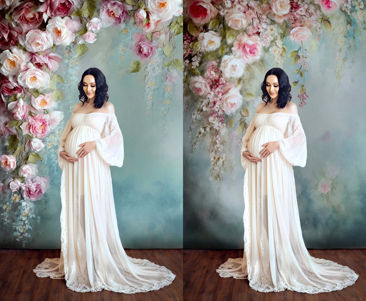Digital Backdrop Floral Spring Fine Art Textures Digital Background Maternity Overlay Photography Digital Background Overlays Photoshop JPG