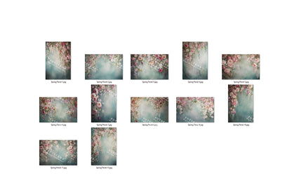 Digital Backdrop Floral Spring Fine Art Textures Digital Background Maternity Overlay Photography Digital Background Overlays Photoshop JPG